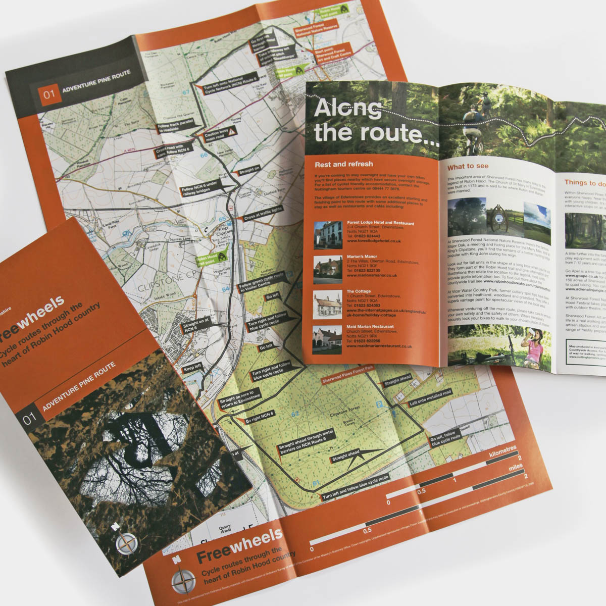 Freewheels cycle routes through Robin Hood country, Nottinghamshire bike rides