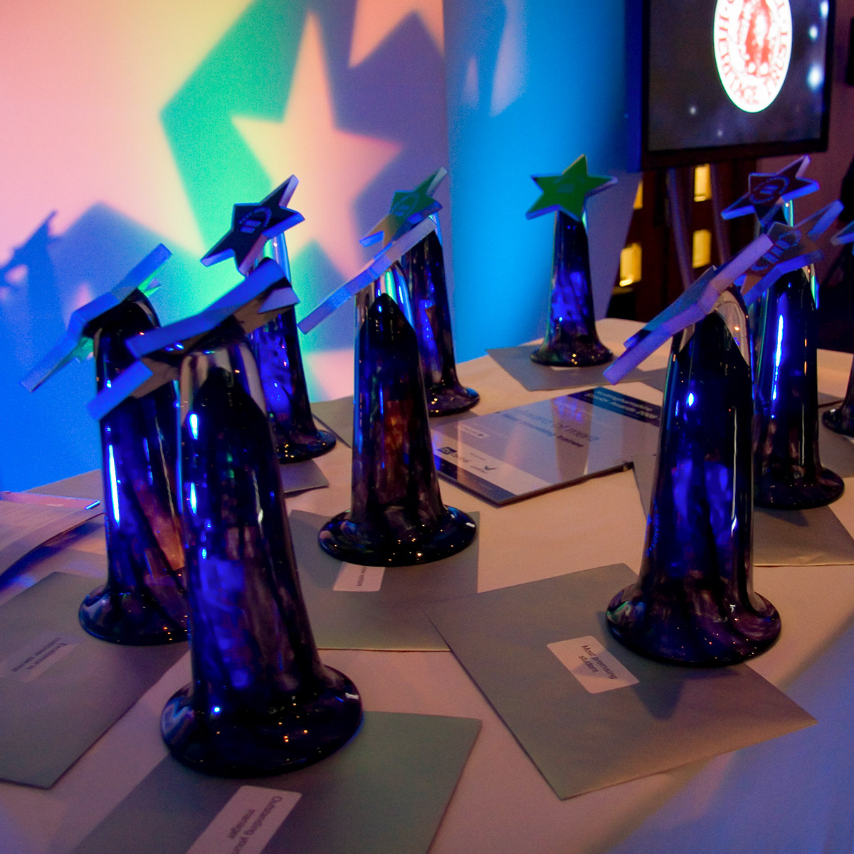 Experience Nottinghamshire Stars Awards event trophies