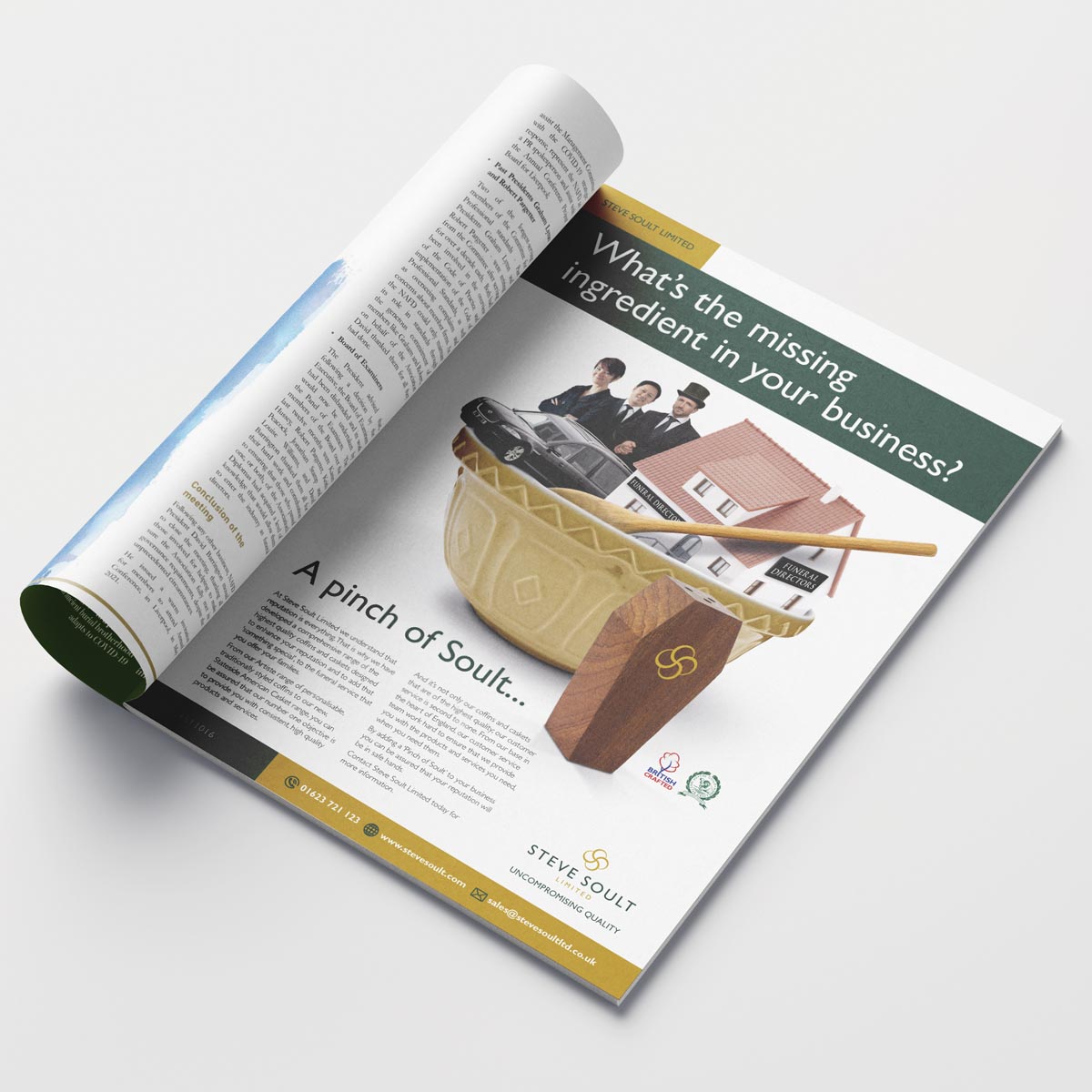 steve_soult2 Steve Soult Limited trade B2B advertising campaign