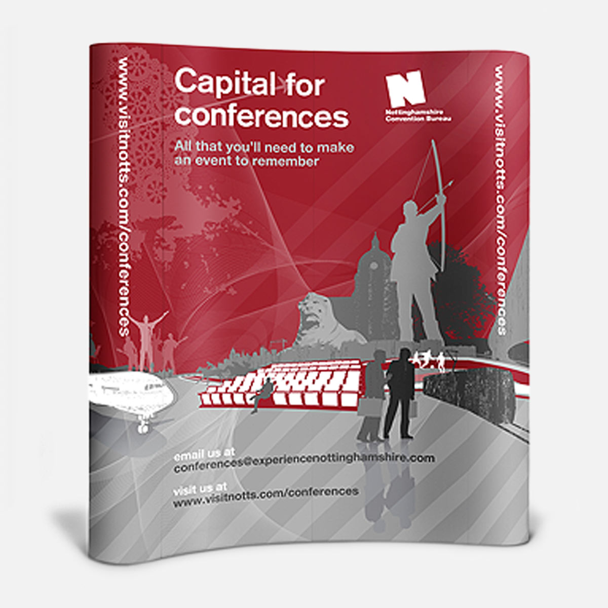 venue3 Experience Nottinghamshire Venue Directory conference banner stand